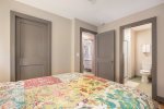 Looking from the bedroom into the private ensuite